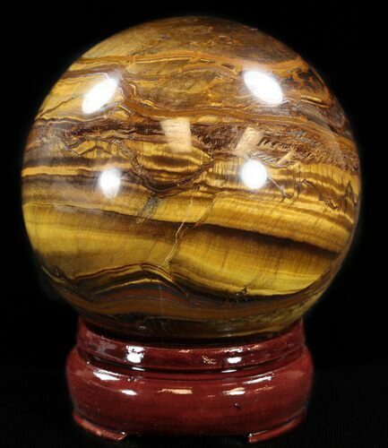 Polished Tiger's Eye Sphere #37606